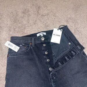RE/DONE Women's Black Jeans